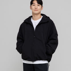 hgs 해결사 바람막이 오버핏 아메카지 윈드브레이커 남성 여성 캐쥬얼 고... 착용 후기 | 사이즈/핏 총정리 - 상품 이미지 4