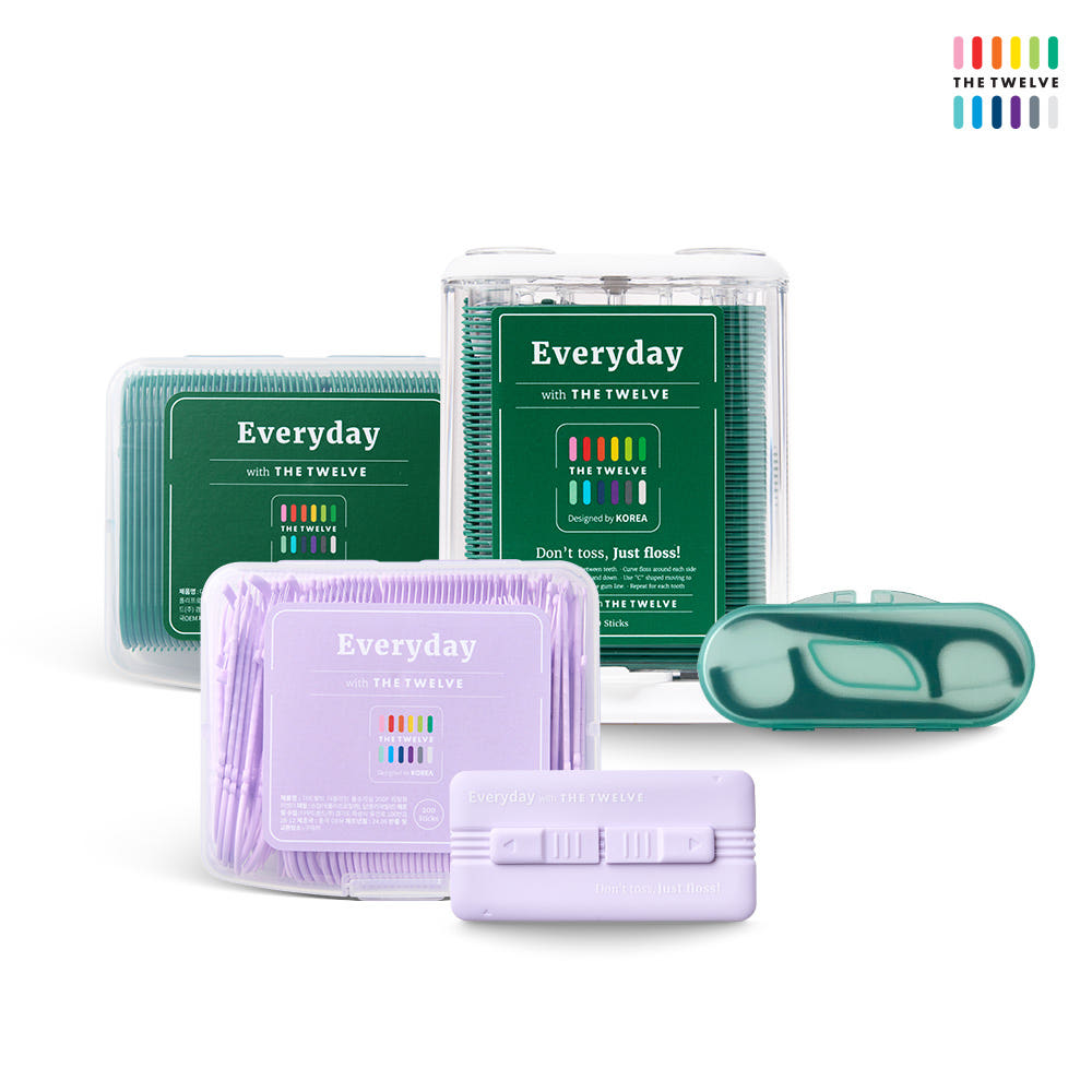 더트웰브 일회용 치실 Y형 520개입 + 디스펜서