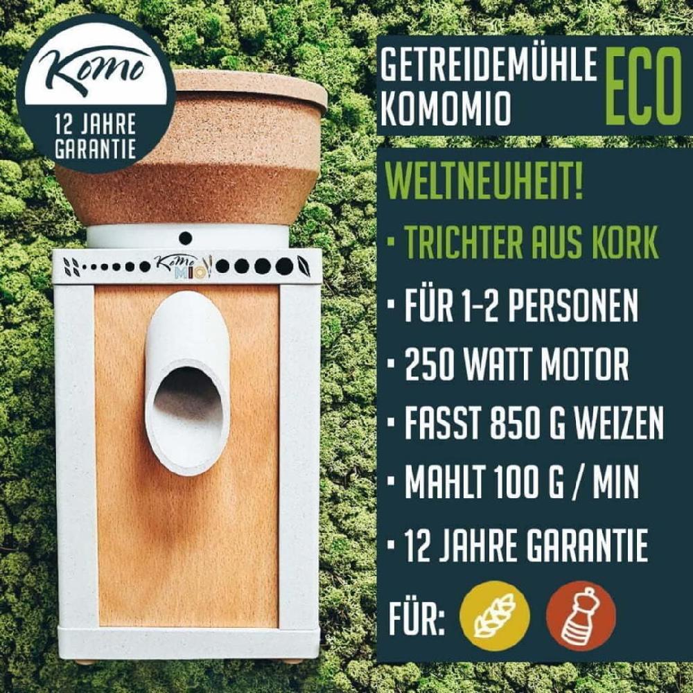 KoMo KoMoMio ECO Getreidemhle elektrisch 곡물 밀 전기 250W - 상세 이미지 3