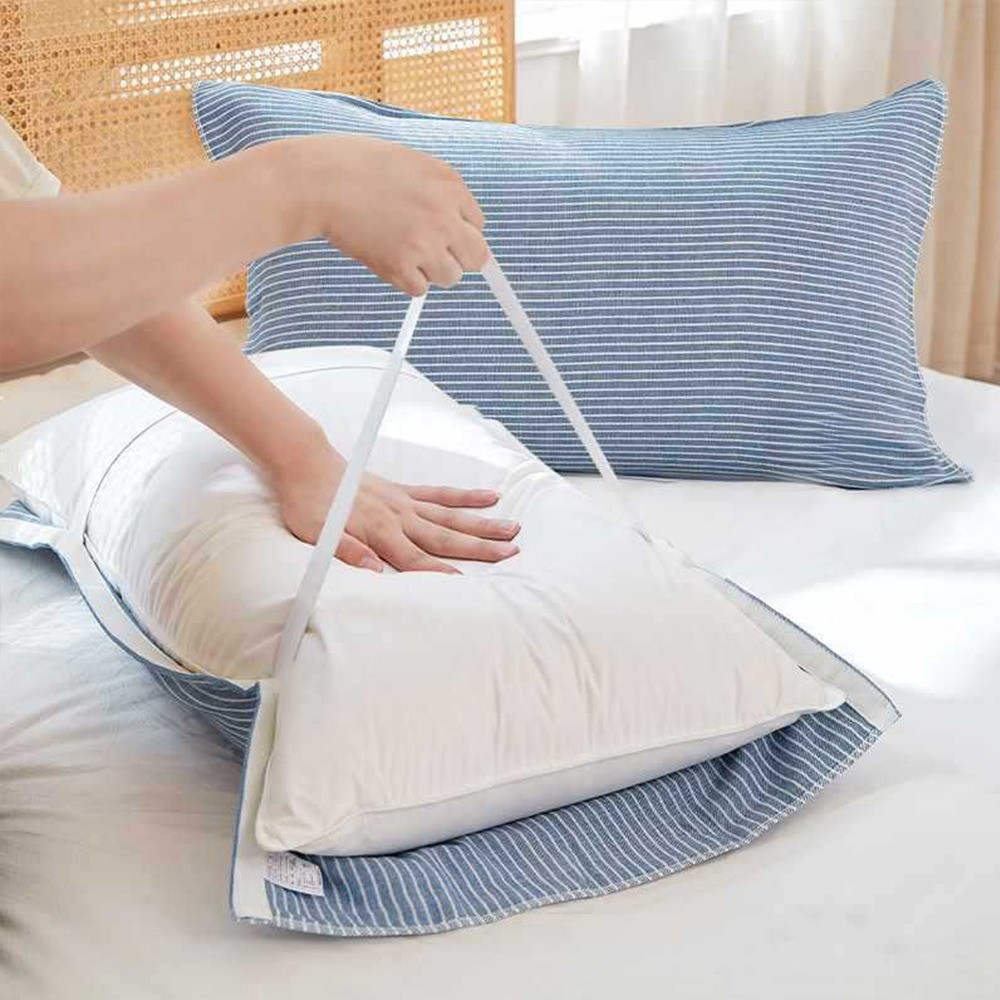 3초 교체컷 순면 밴딩 베개 수건 타월 베개커버 1+1