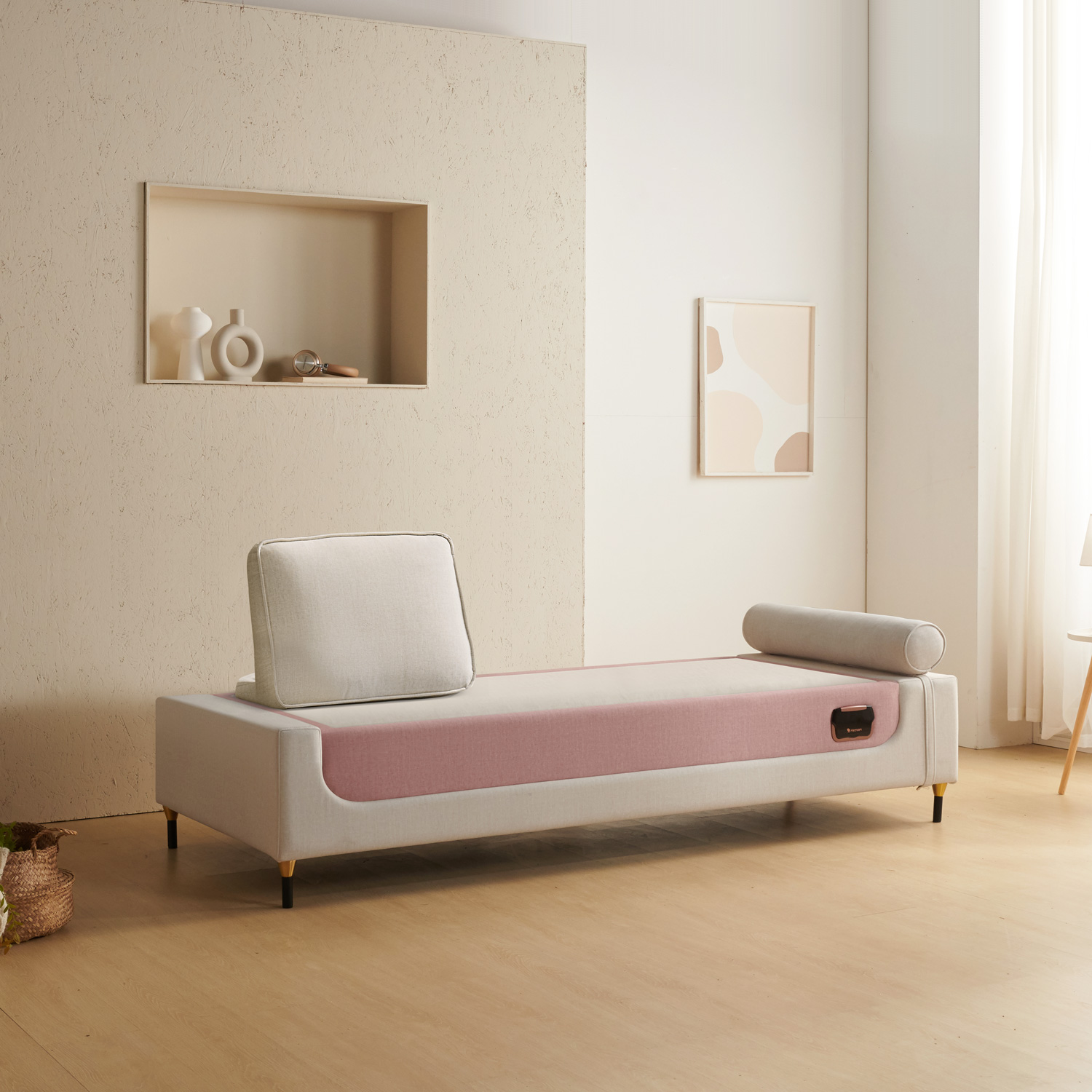 가보건강침대 황토 밀양흙침대 세라믹볼 세라믹스 돌침대 데이베드 소파 패브릭 F로제SE