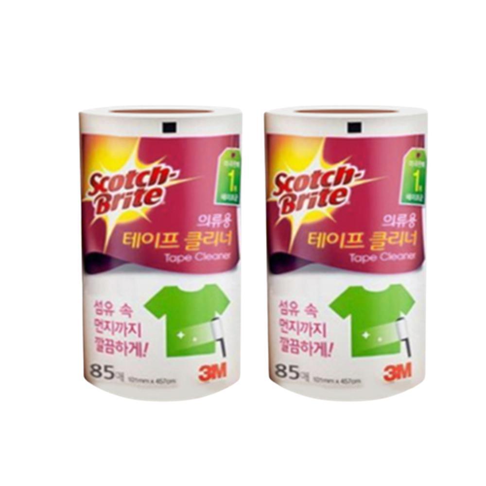 쓰리엠 의류용 테이프클리너 리필 2매 세트 교체용