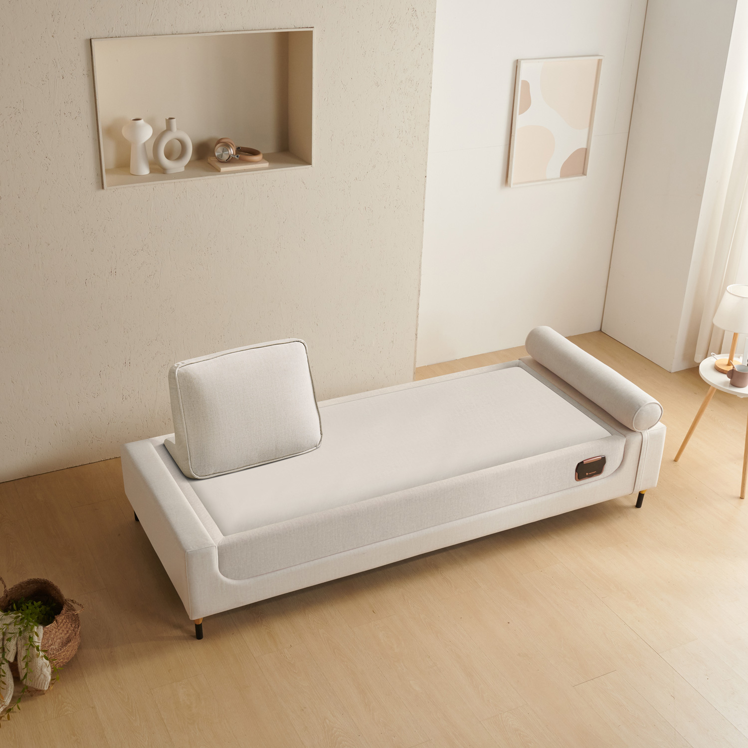 가보건강침대 황토 밀양흙침대 세라믹볼 세라믹스 돌침대 데이베드 소파 패브릭 F로제SE