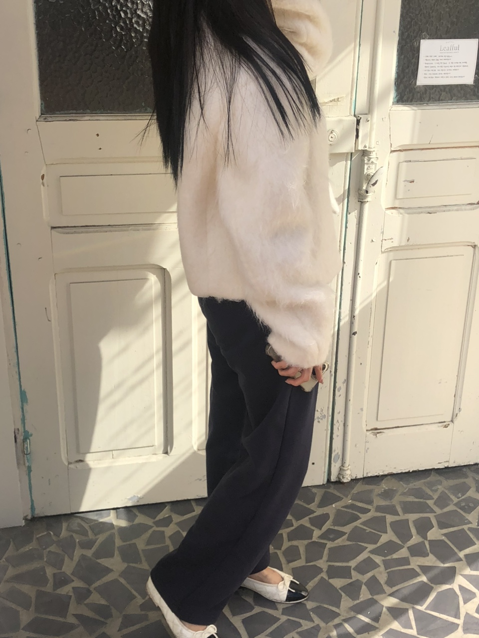 felt wool jacket (1color) / 울자켓 울코트 숏자켓 겨울자켓 아이보리자켓 크림자켓 크림코트 아이보리코트 라운드넥 상세 이미지 23