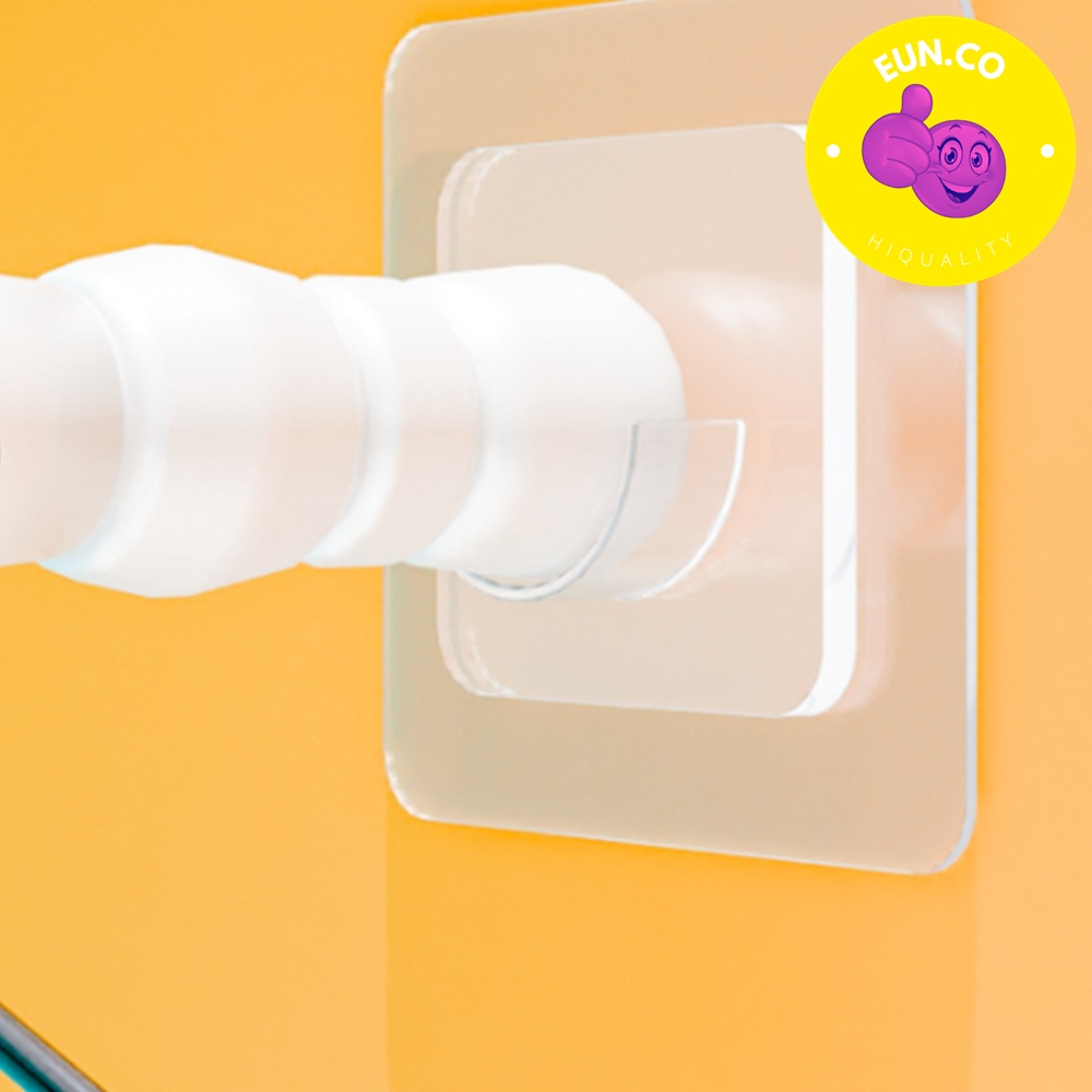 무타공 커텐 커튼 봉 부착식 봉설치 붙이는 간편설치 (1+1)