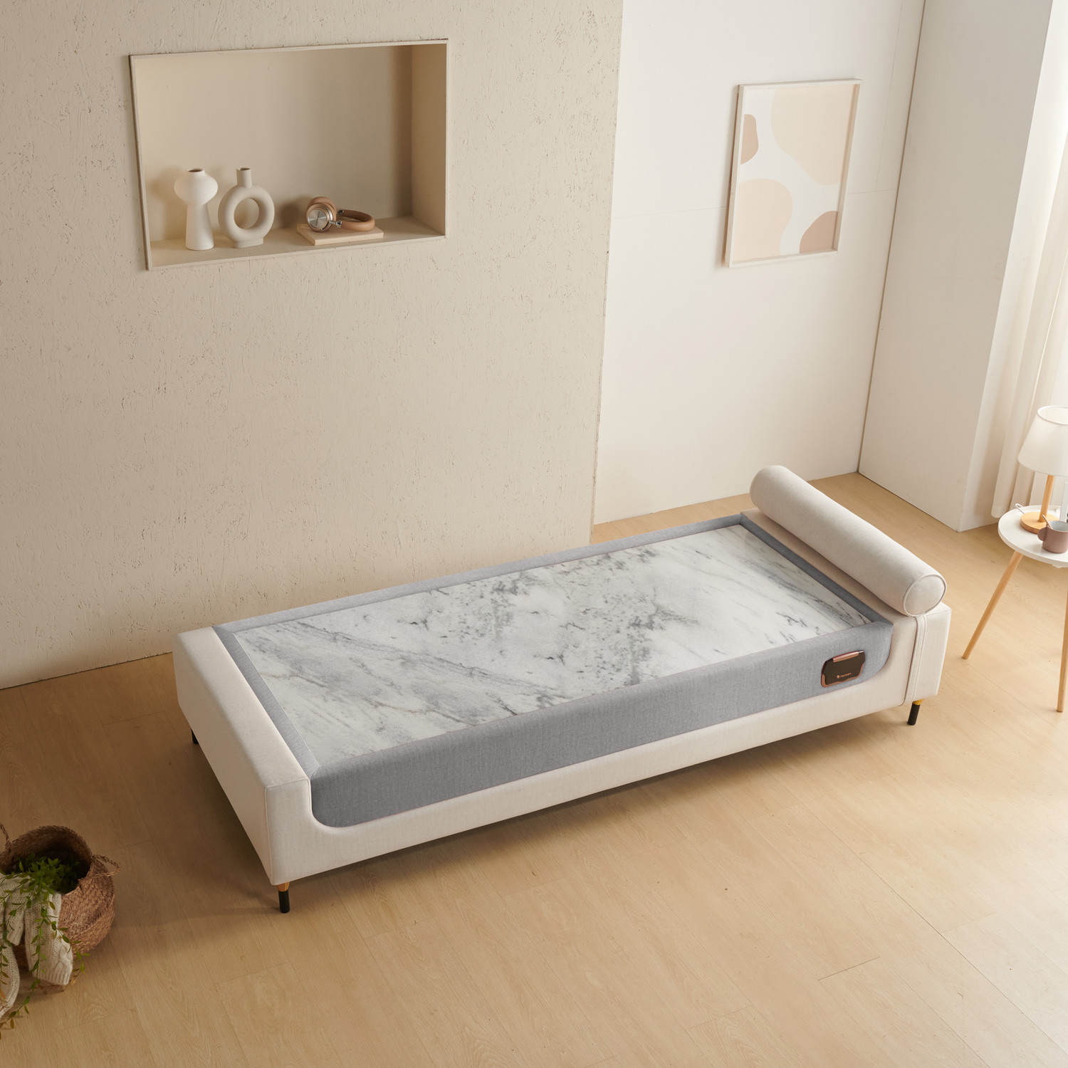 가보건강침대 황토 밀양흙침대 세라믹볼 세라믹스 돌침대 데이베드 소파 패브릭 F로제SE