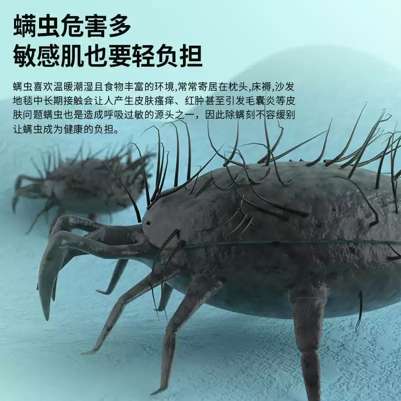 소파청소기 침대 집먼지 무선 카페트 침구 매트리스 청소 다용도 살균 가정용 - 상세 이미지 2