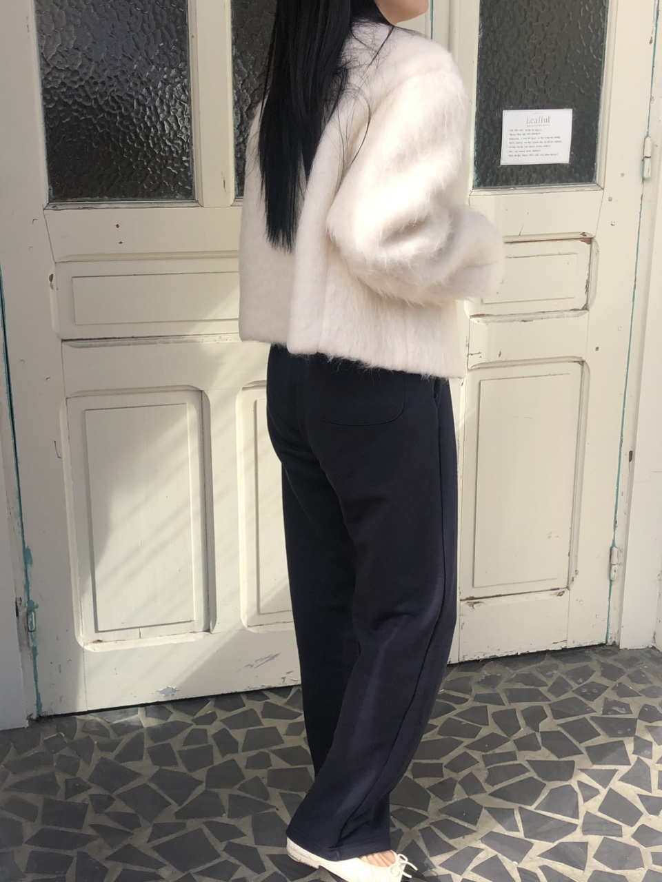 felt wool jacket (1color) / 울자켓 울코트 숏자켓 겨울자켓 아이보리자켓 크림자켓 크림코트 아이보리코트 라운드넥 상세 이미지 26