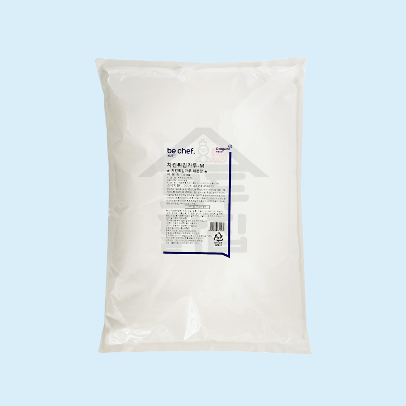 동원 홈푸드 비셰프 치킨튀김가루 M 5KG 매운맛 치킨파우더 - 상품 이미지
