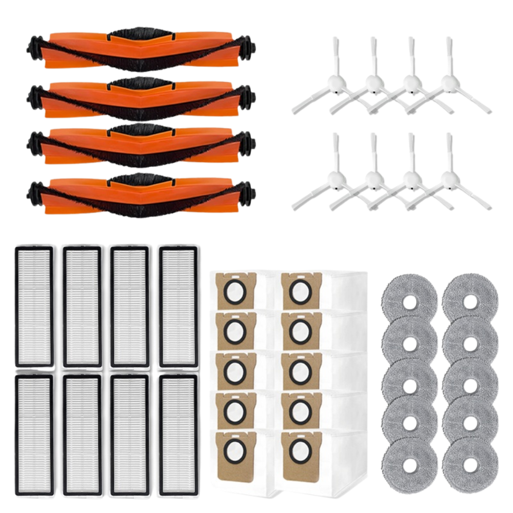 [호환] 샤오미 X10+ 소모품 물걸레 더스트백 브러쉬 필터 제이상점 1년 패키지