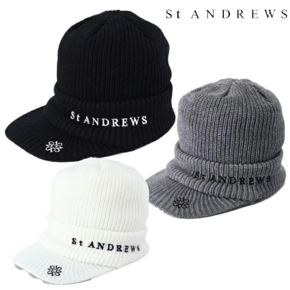 세인트앤드류스 재팬라인 남녀공용 소라게 비니 모자 St ANDREWS - 상품 이미지