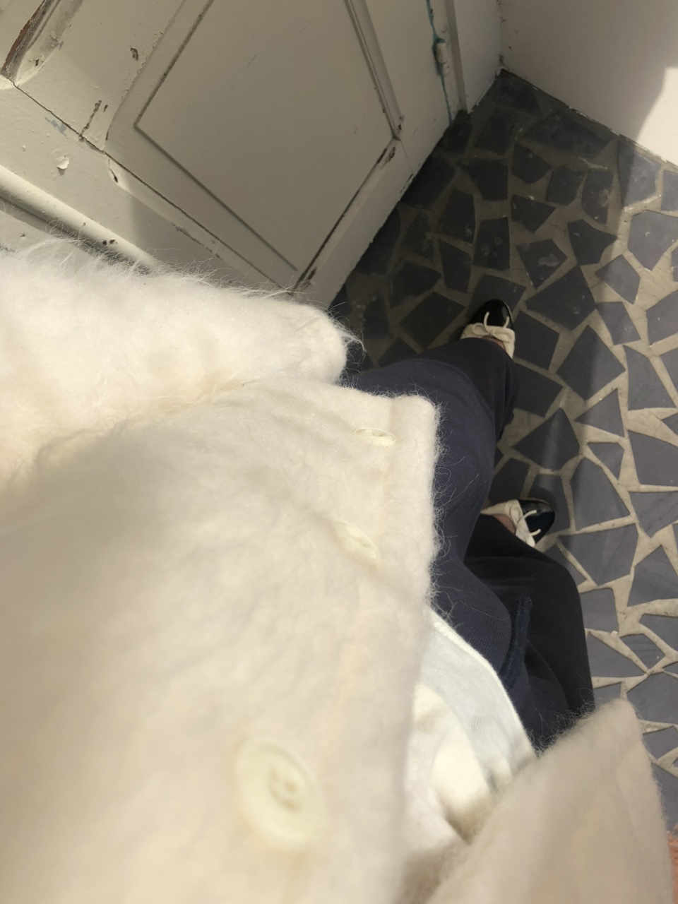 felt wool jacket (1color) / 울자켓 울코트 숏자켓 겨울자켓 아이보리자켓 크림자켓 크림코트 아이보리코트 라운드넥 상세 이미지 49