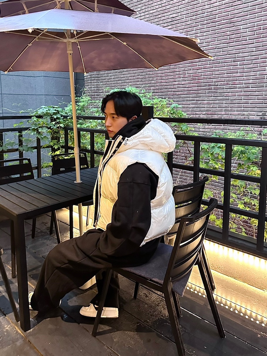 커플조끼패딩 유광패딩 남녀공용 - 상세 이미지 4