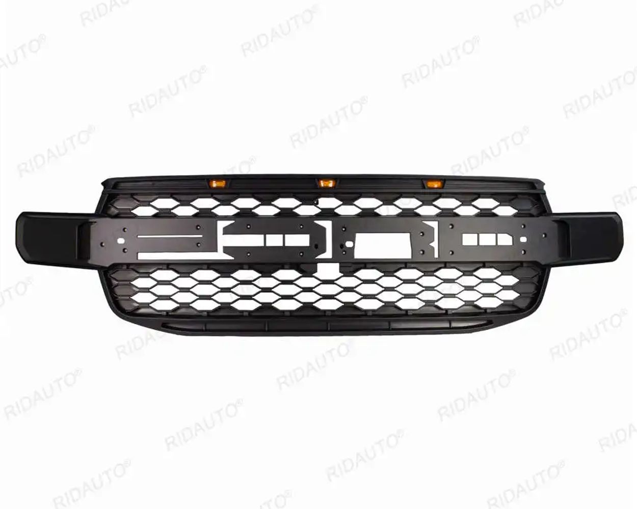 포드 이베레스트 티타늄 스포츠 트렌드 랩터 스타일 전면 그릴 교체 LED 라이트 레터 4x4 4 4x2 애프터 마켓 Amber LED-블랙 : 라비린스MALL