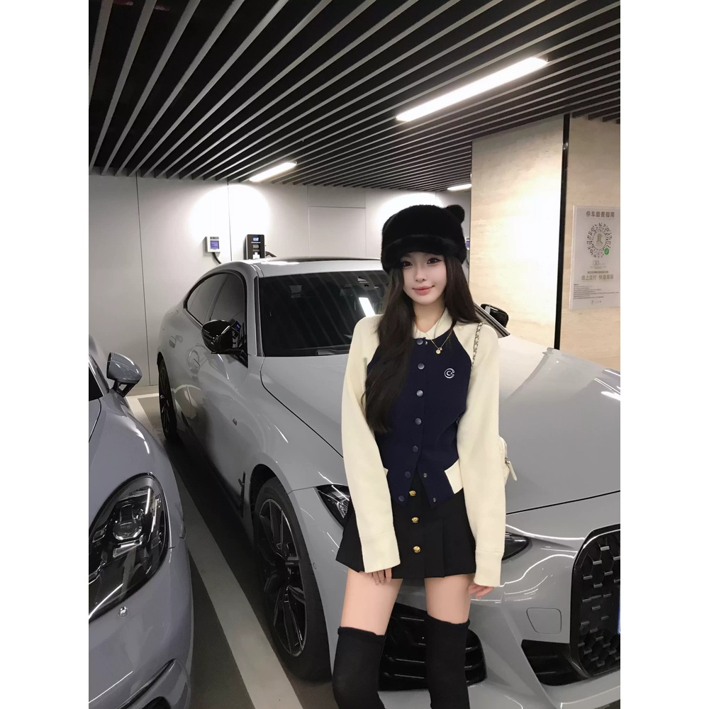 시골에 간 도시 Z 8화 아이들 미연 집업 니트 배색 데일리 의상 옷 패션 - 상세 이미지 3