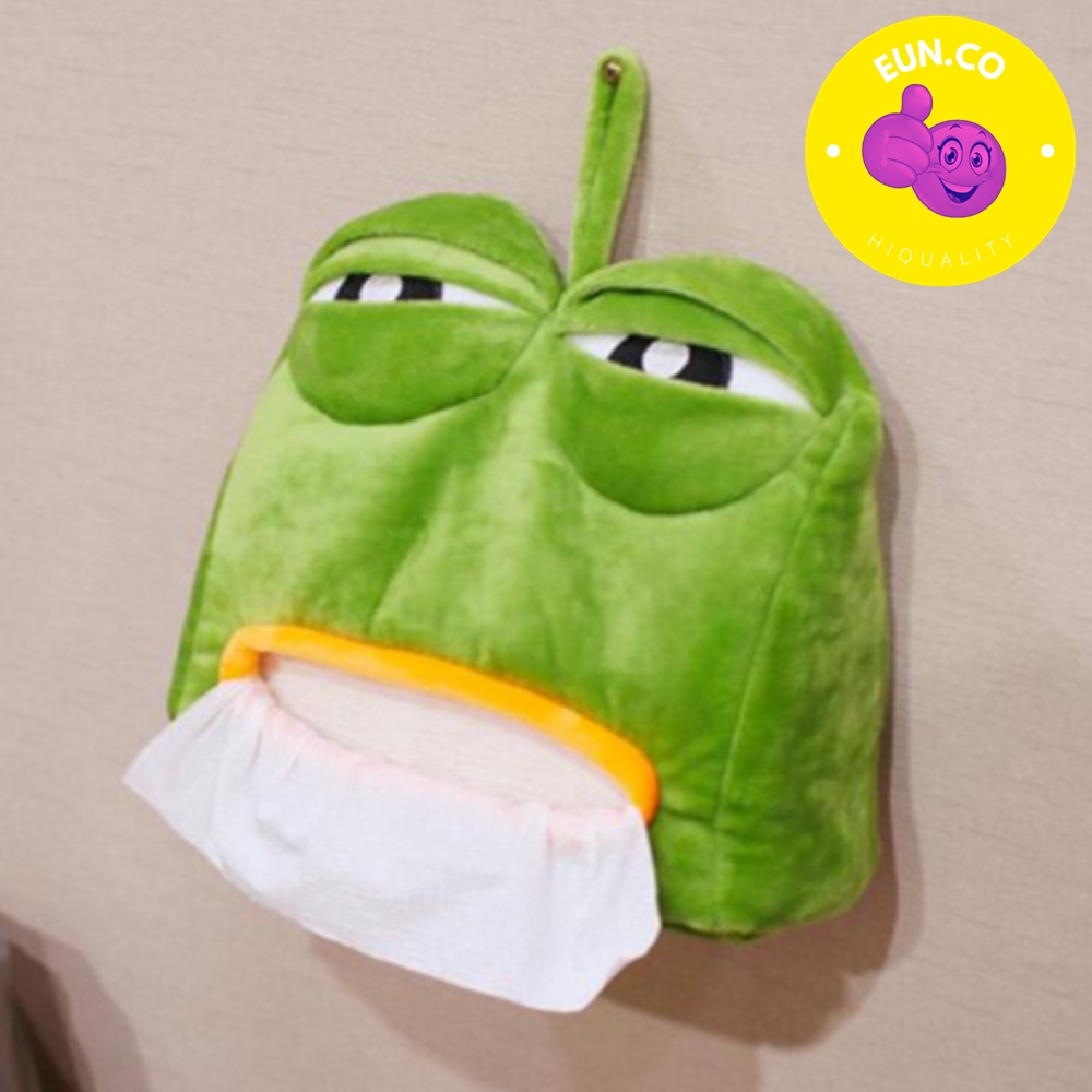 킹받는 휴지 케이스 원룸 꾸미기 인테리어 핸드타월 상자 페페 휴지곽