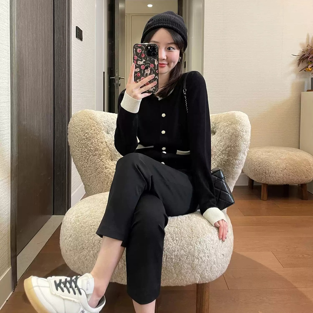 다리미 패밀리 10화 박지영 가디건 긴소매 고봉희 세련된 가을 의상 옷 패션 - 메인 이미지
