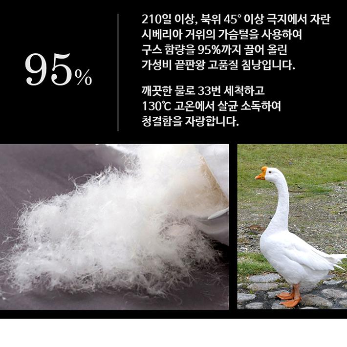 캠핑 용품 동계 겨울 사계절 캠핑 이불 따뜻한 구스다운 침낭 이미지 6