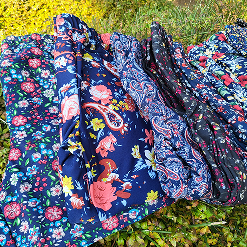 촌캉스 가을 겨울 기모 꽃무늬 몸빼바지 김장 일바지 김장룩 고무줄바지 - 상세 이미지 5