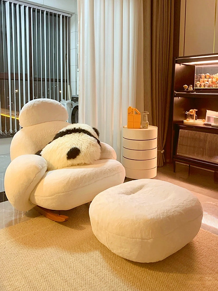 구름 1인용 암체어 독서용안락의자 카페 휴식 감성 소파