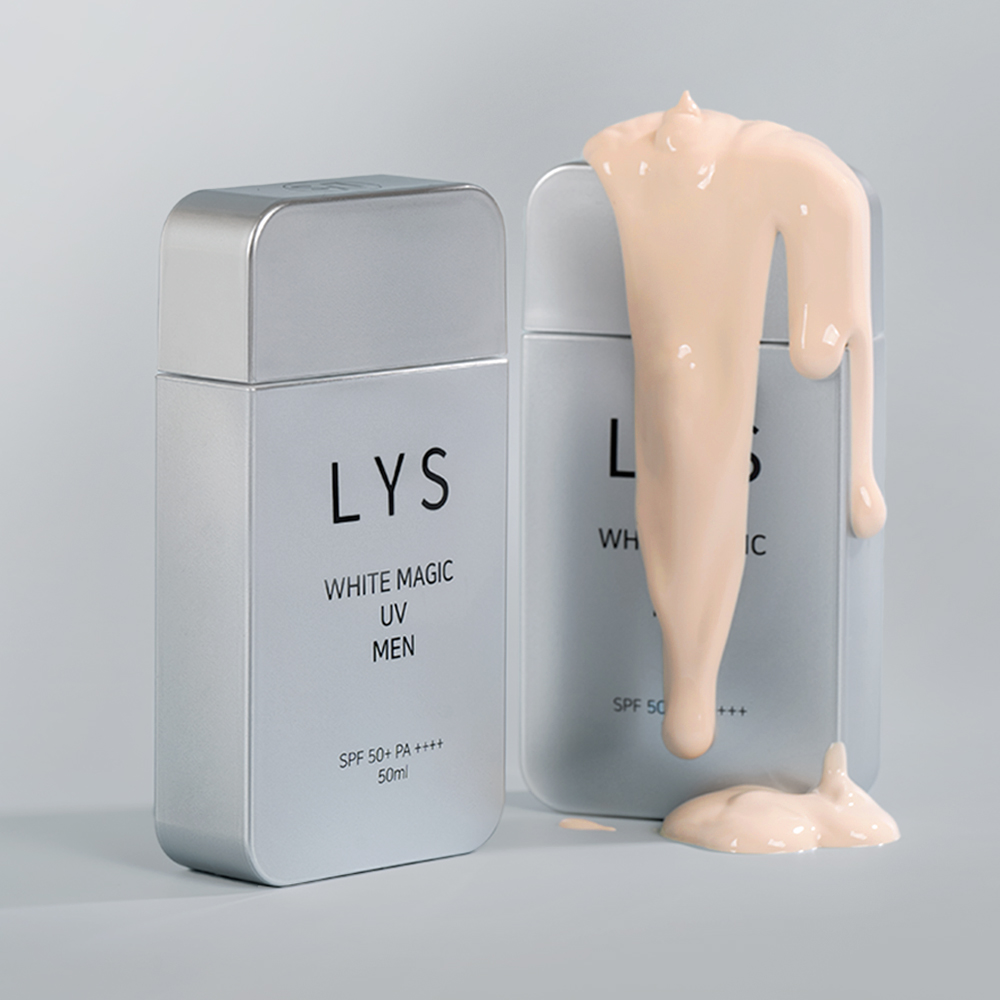 LYS 남자 자외선 차단제 끈적이지 않는 백탁없는 무기자차 선크림 - 상세 이미지 3