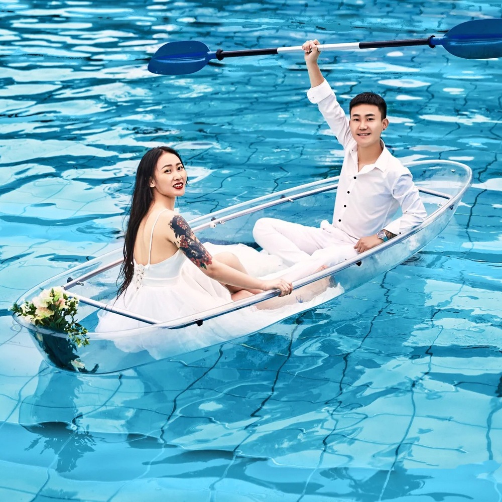 투명 카약 배 펜션 물놀이 웨딩 수영장 제주 배 - 상세 이미지 3