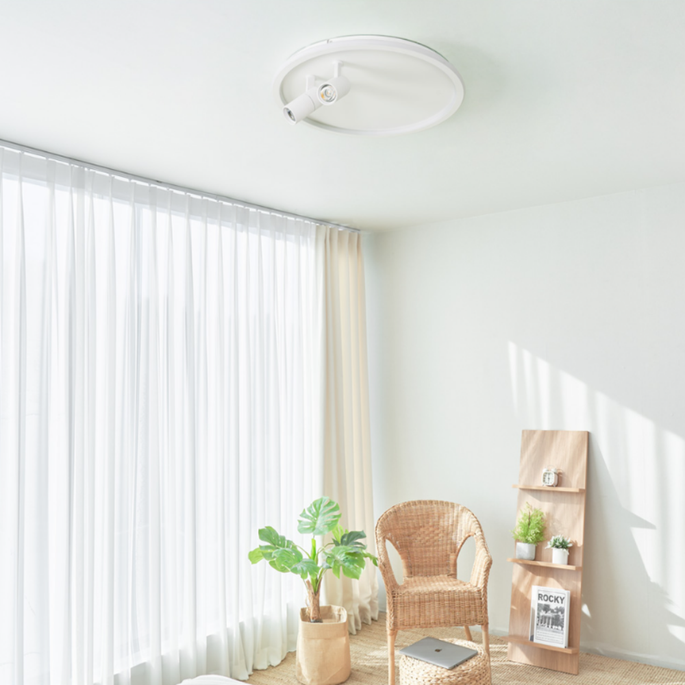 KS 원형방등 LED 인테리어 안 방등 전등 70W, 주광색전구색 - 상세 이미지 2