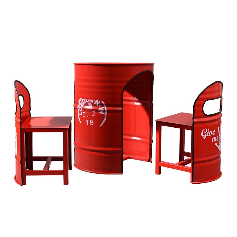 철제테이블 식당 고기집 인테리어 스텐 원형 탁자