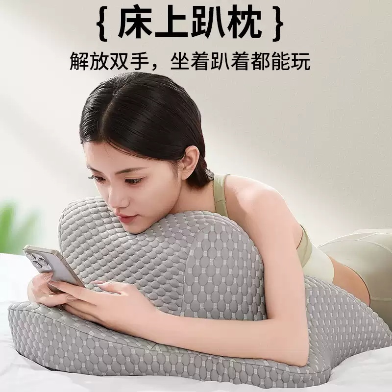 엎드리는베개 엎드려자는 다기능 침대 쿠션 엎드리는쿠션 가슴베개 턱받침 낮잠 - 상세 이미지 2