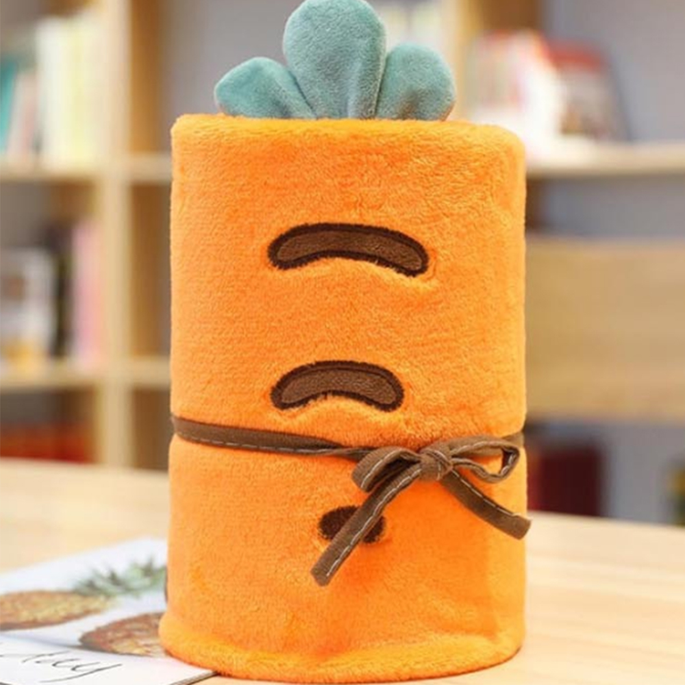 캐릭터 담요 이불 극세사 소파 무릎 따뜻한 동물 겨울 거실 휴대용 사무실 학생 귀여운 - 상품 이미지