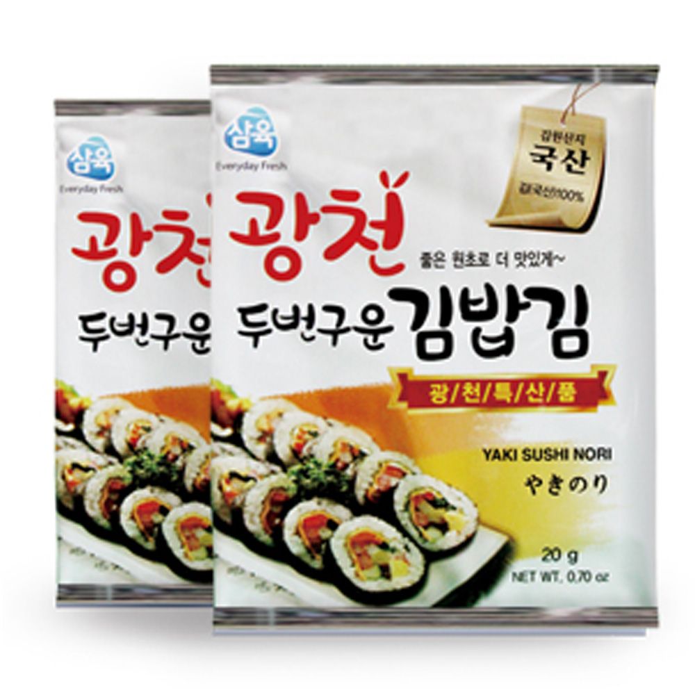 삼육수산 삼육김 구운 김밥김 10매x60봉 : 대운닷컴