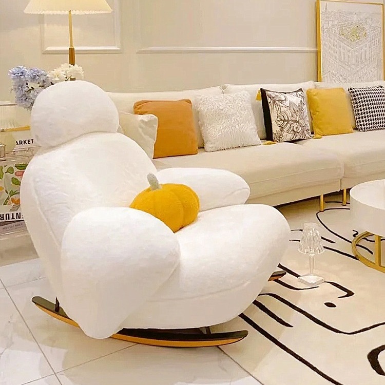 구름 1인용 암체어 독서용안락의자 카페 휴식 감성 소파