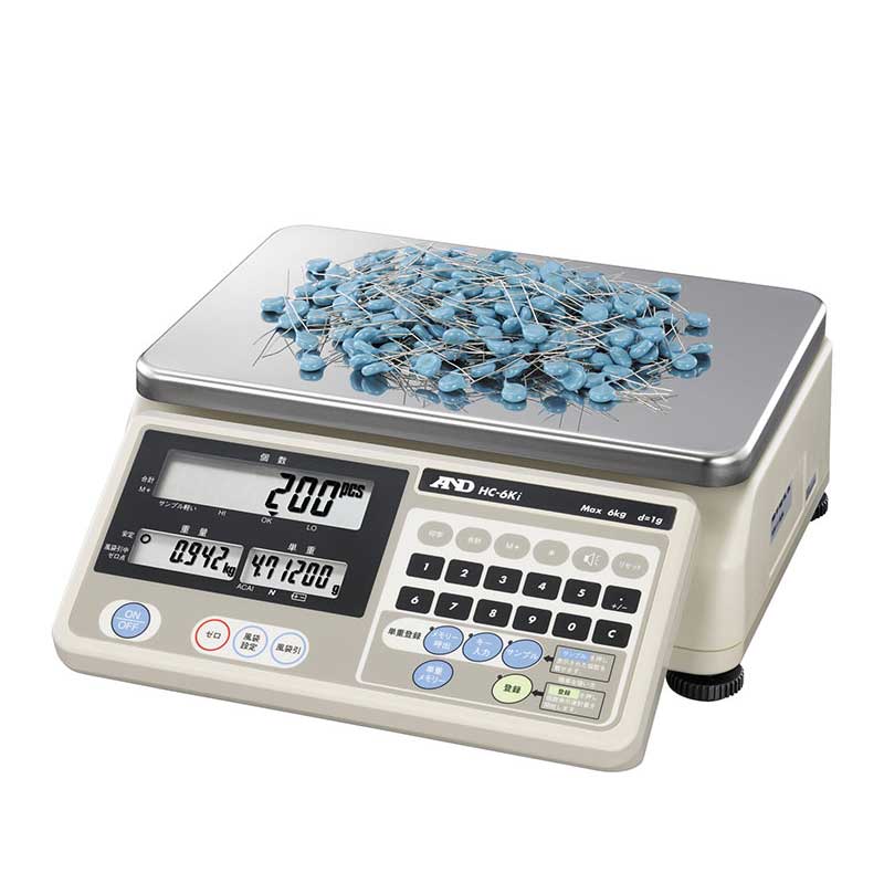 일본 AND Airand HC-3Ki HC-6Ki-15Ki-30Ki 분리형 조각 카운터 저울 계산 저울 : 송하유통10