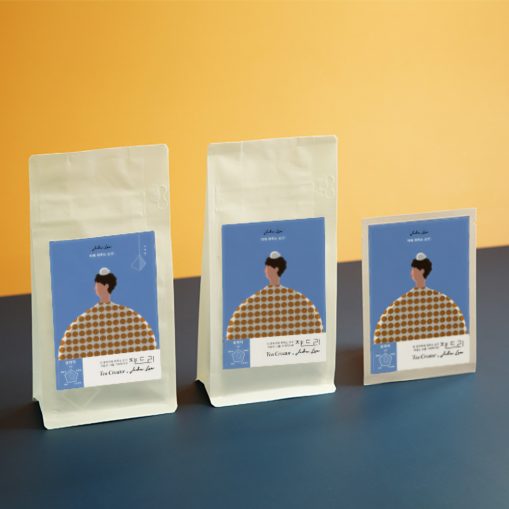 쟈드리 호박차 심신안정 변비에좋은 마시는 차 종류 티백형 3g 9티백