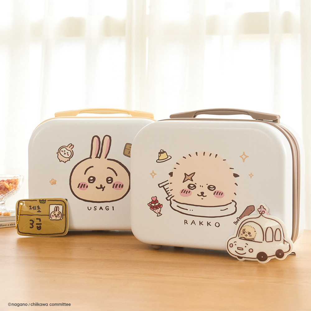 먼작귀 해달 랏코 레디백 네임택 세트 미니 캐리어 캐릭터 여행 가방 굿즈 - 상세 이미지 3