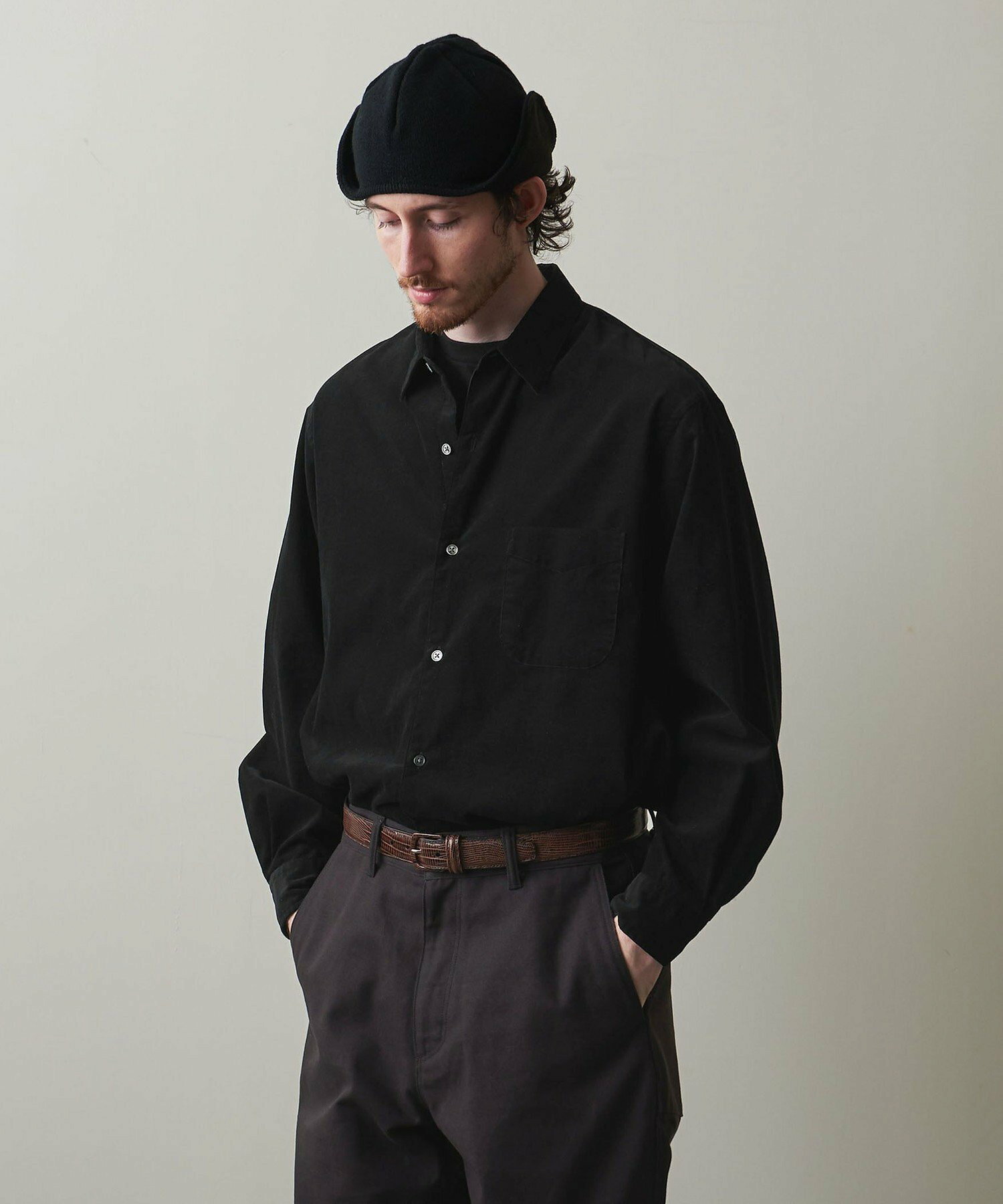 스티븐알란 Steven Alan 마이크로 코듀로이 레귤러카라 셔츠 LOOSE 2컬러 - 상세 이미지 3