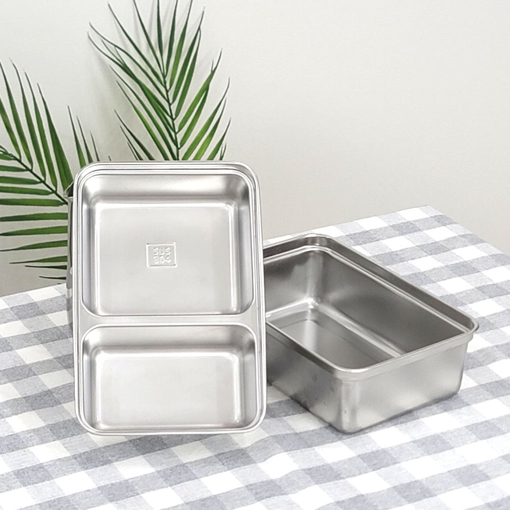 런치버스 2단 도시락통 구조