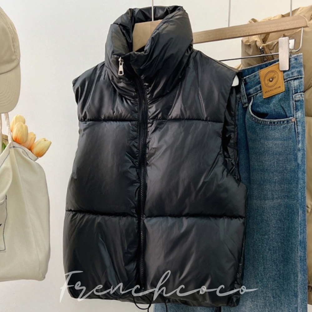 프렌치코코 경량 패딩 조끼패딩 가벼운