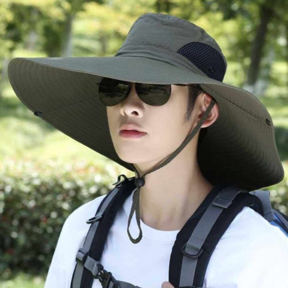 넓은챙 밭일모자 가을사파리모자 UFO모자 - 상품 이미지