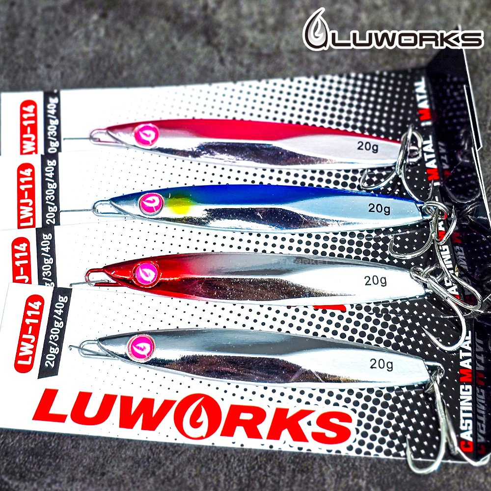 루웍스 LWJ-114 캐스팅 메탈 지그 농어 삼치 우럭 메탈지그 20g - 상품 이미지