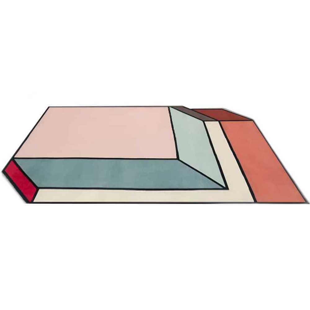 북유럽 러그 거실 패드 비정형 카펫 고급 모던 양탄자 160X230CM - 상품 이미지