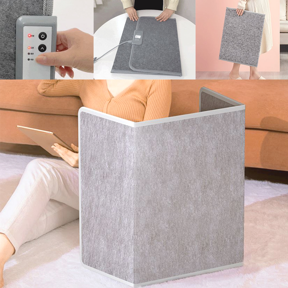 접이식 파티션 발난로 초슬립 복사열 난방 화재방지 히팅패드