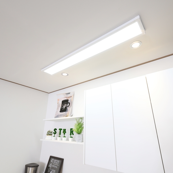 LED전등교체 LED평판등 엣지등 1285x180 40W 주광색