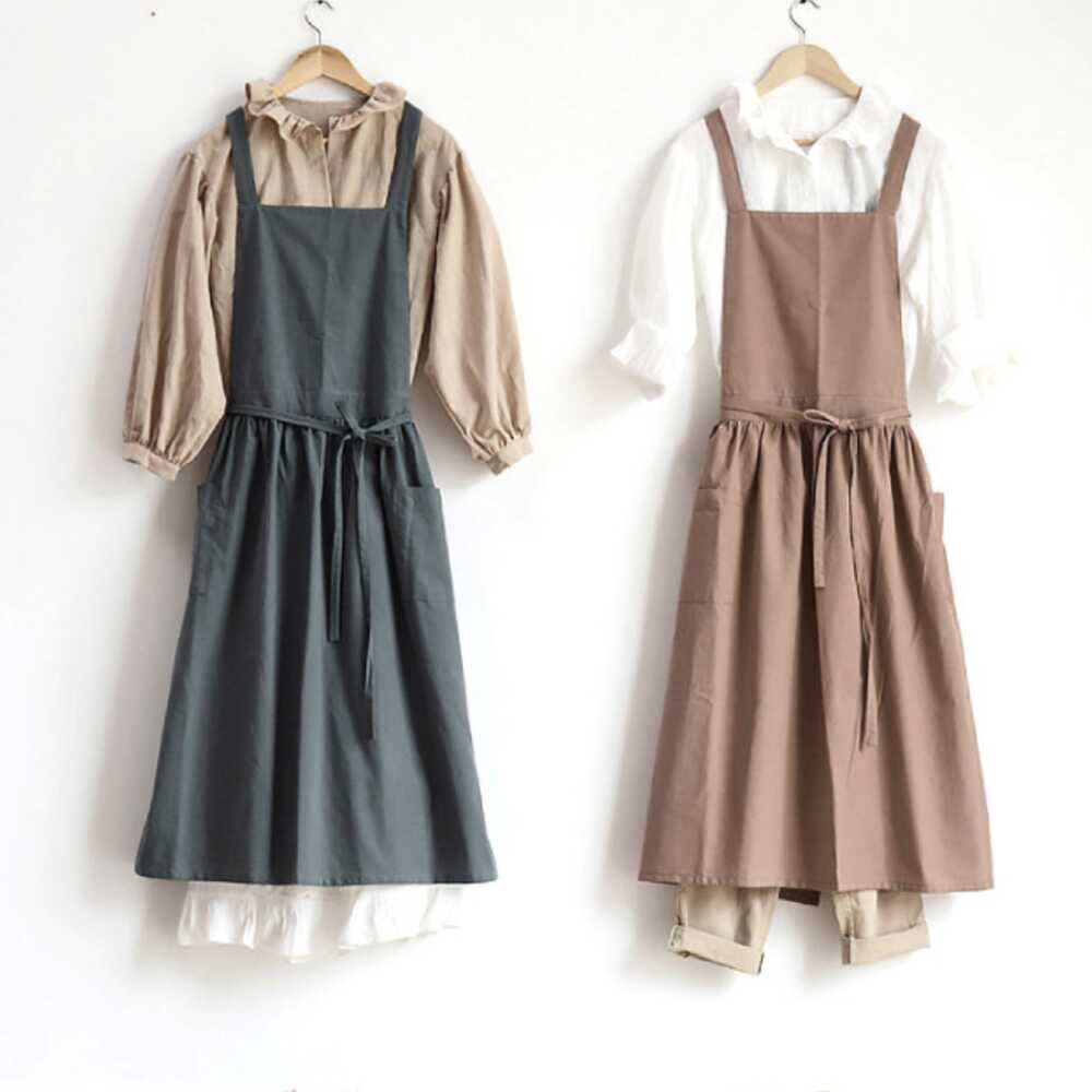 꽃집앞치마 여성 보육교사앞치마 어린이집앞치마