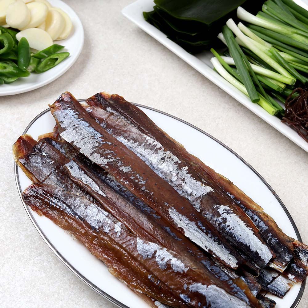 구룡포 해풍건조 손질 과메기 10미 야채세트 원양산