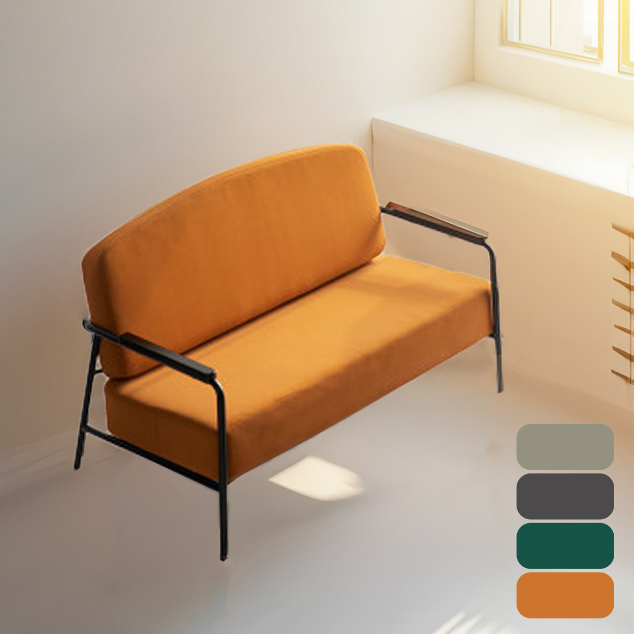 카페소파 병원 쇼파 2인용 가죽 쇼파 대기실 업소용 소파