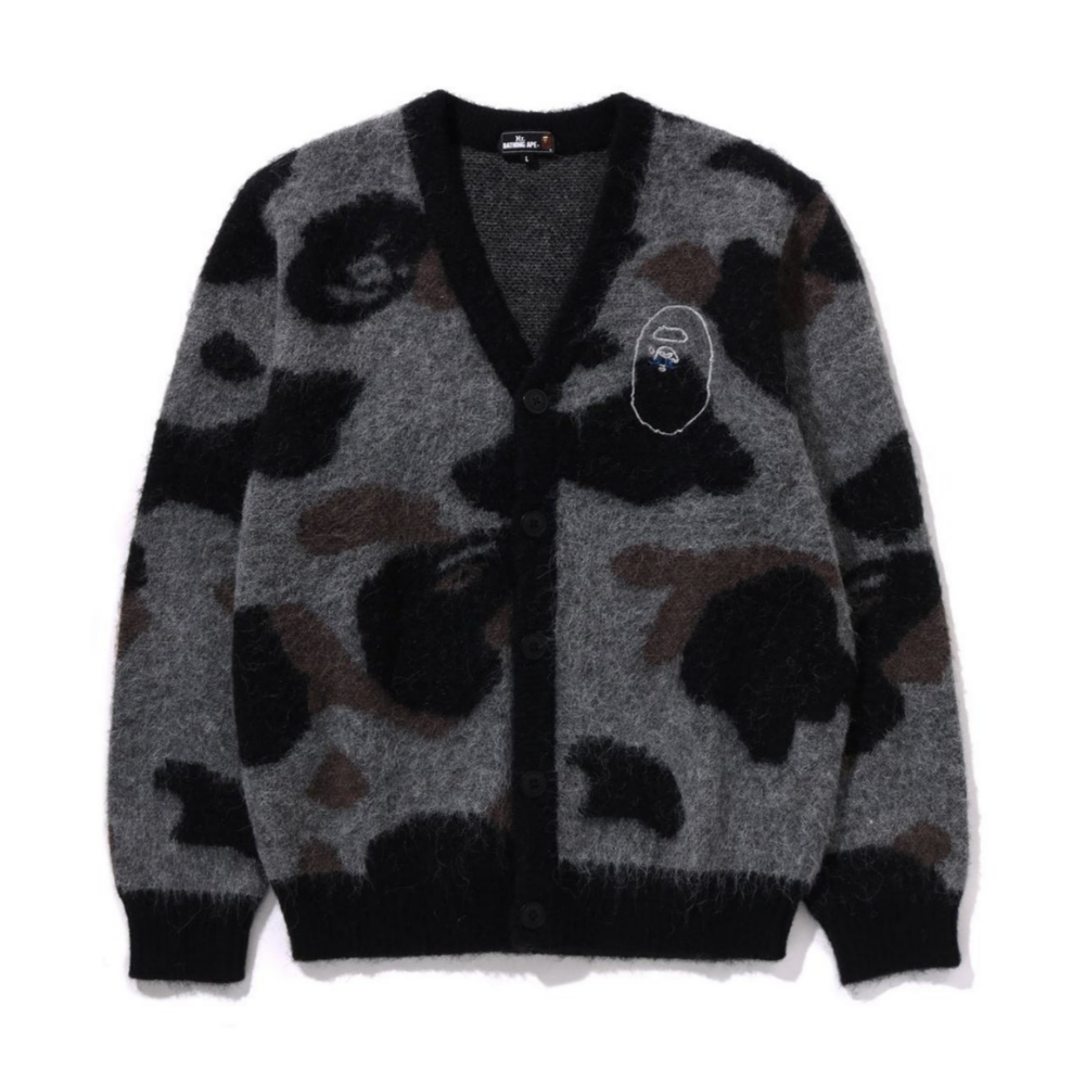 베이프 가디건 CAMO MOHAIR JACQUARD 7K80-120-304 - 메인 이미지