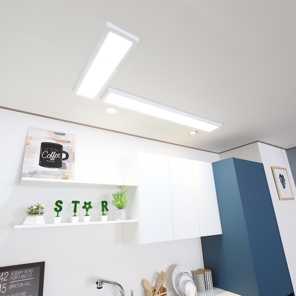 LED전등교체 LED평판등 엣지등 1285x180 40W 주광색