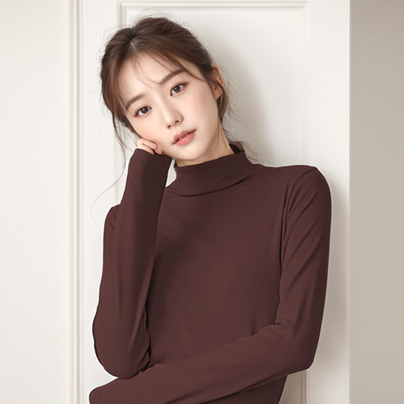 1+1 루시드 폴라티 반목 반폴라 모크넥 티셔츠 - 상세 이미지 4