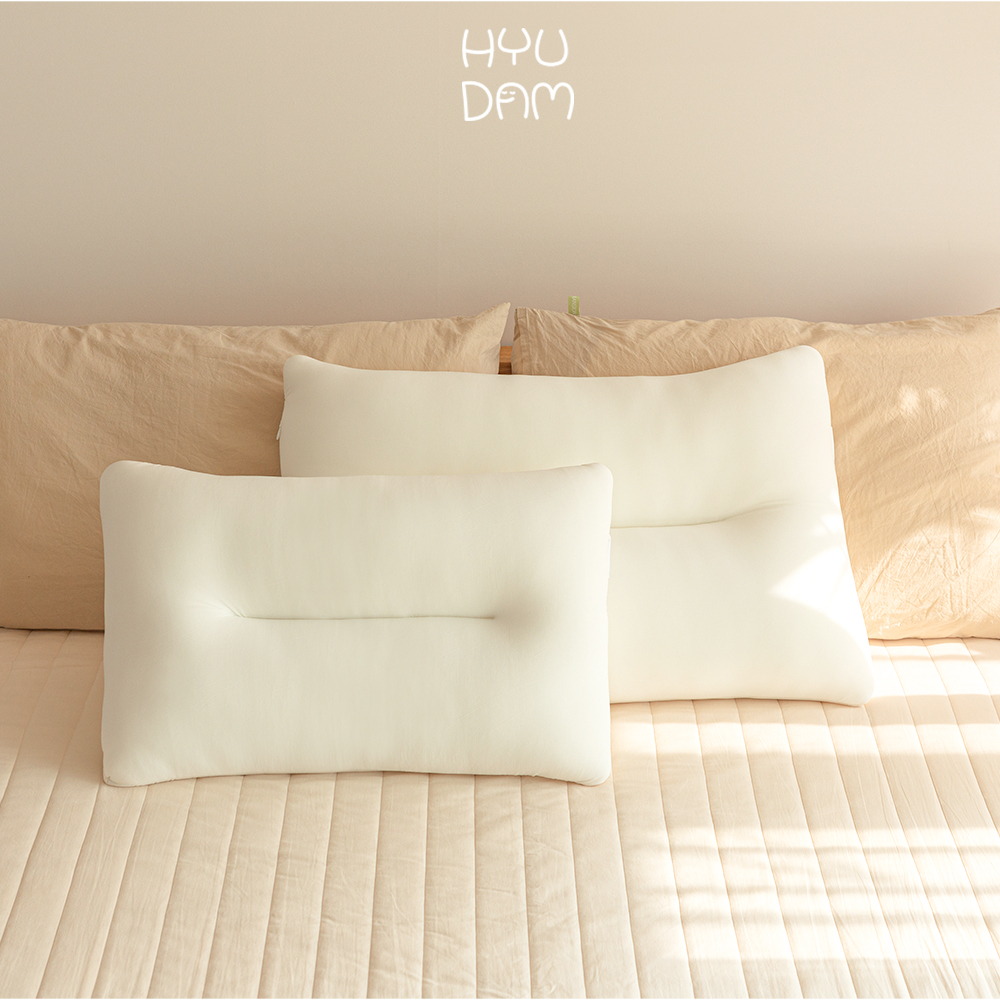 휴담 쫀쫀 멜로베개 옆으로자는 숙면 메모리폼 경추 목 베개 중형